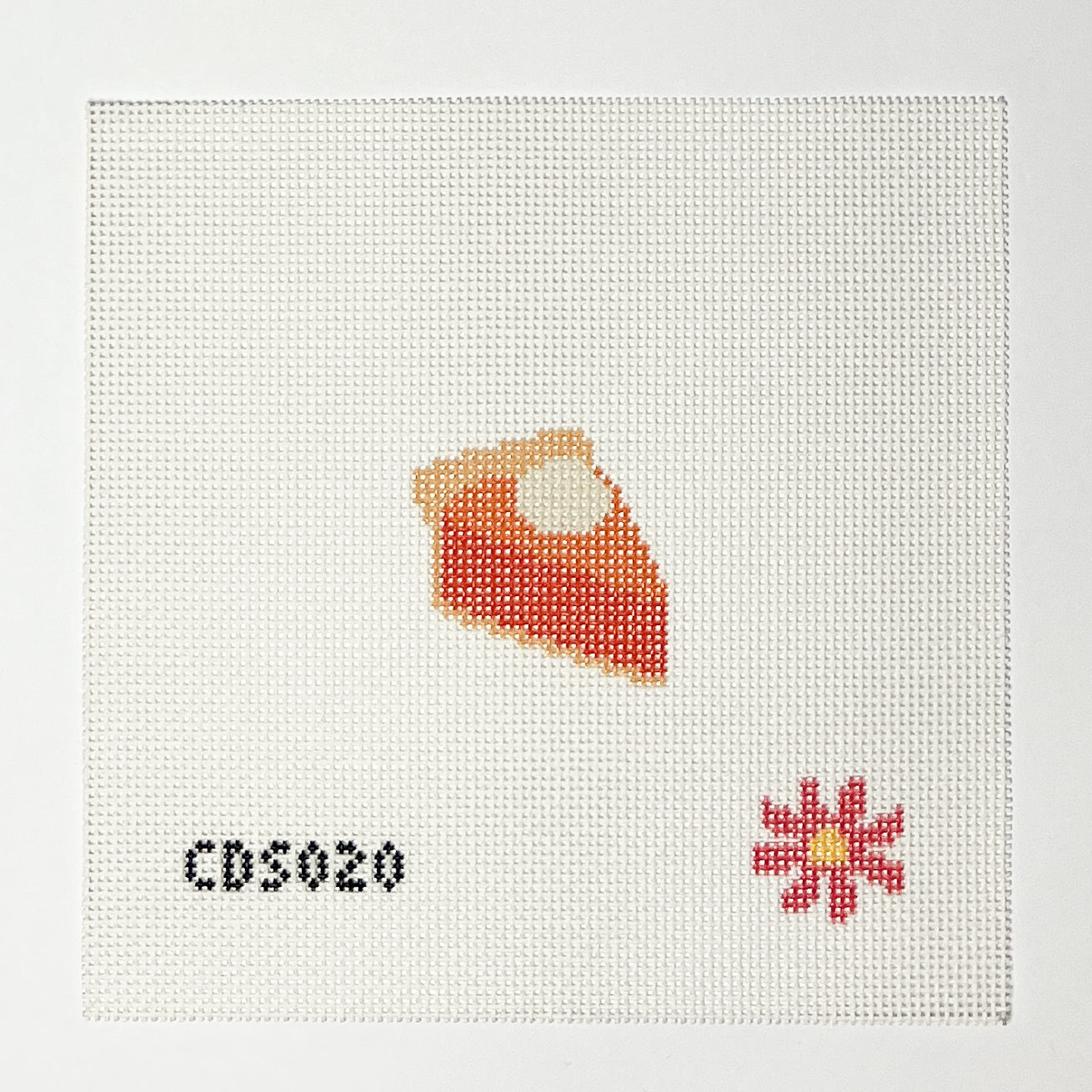 Pumpkin Pie Mini Needlepoint Canvas