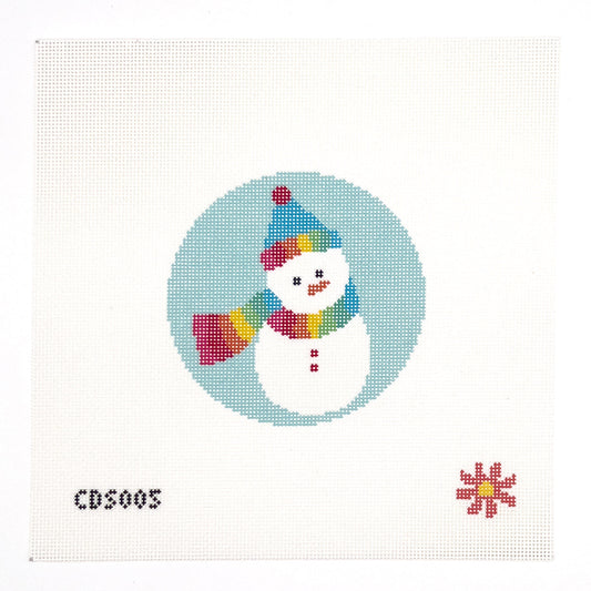 Snowman Needlepoint Canvas