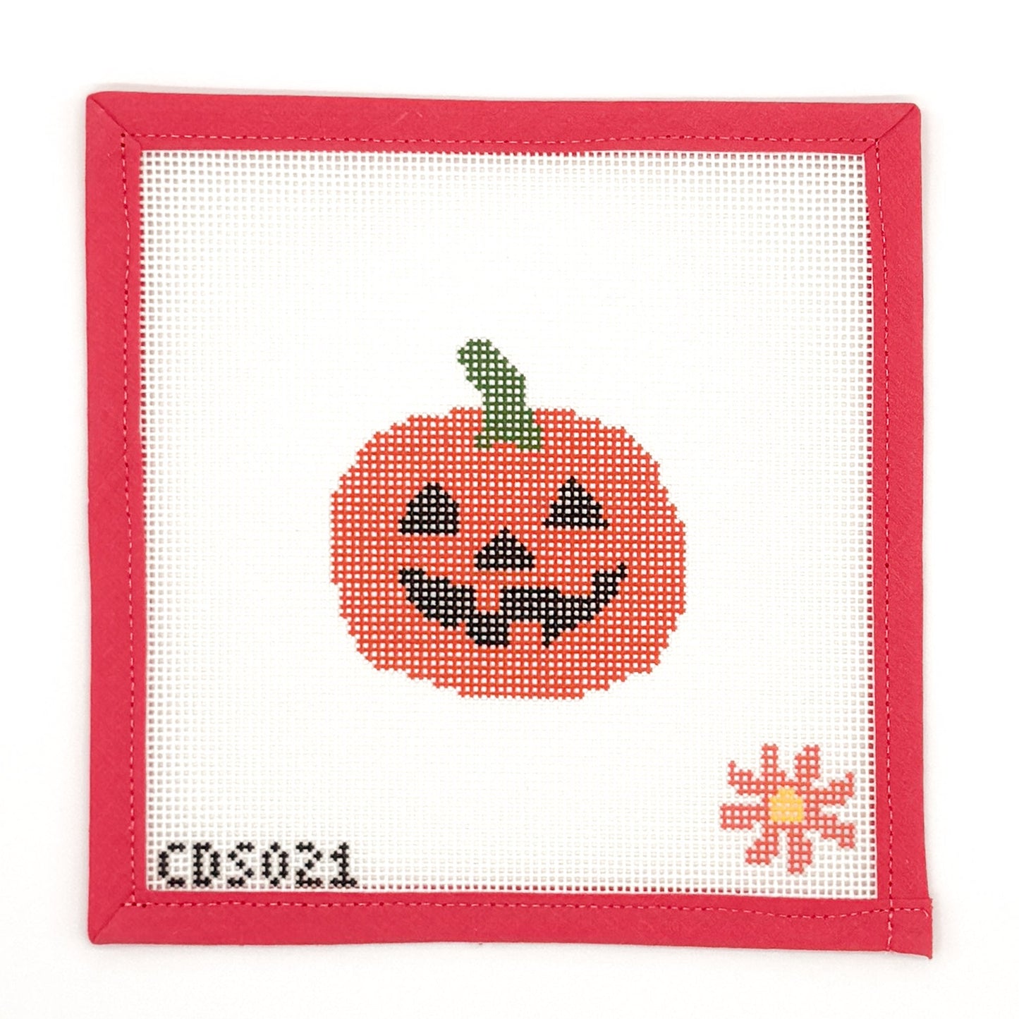 Jack O'Lantern Halloween Beginner Needlepoint Canvas
