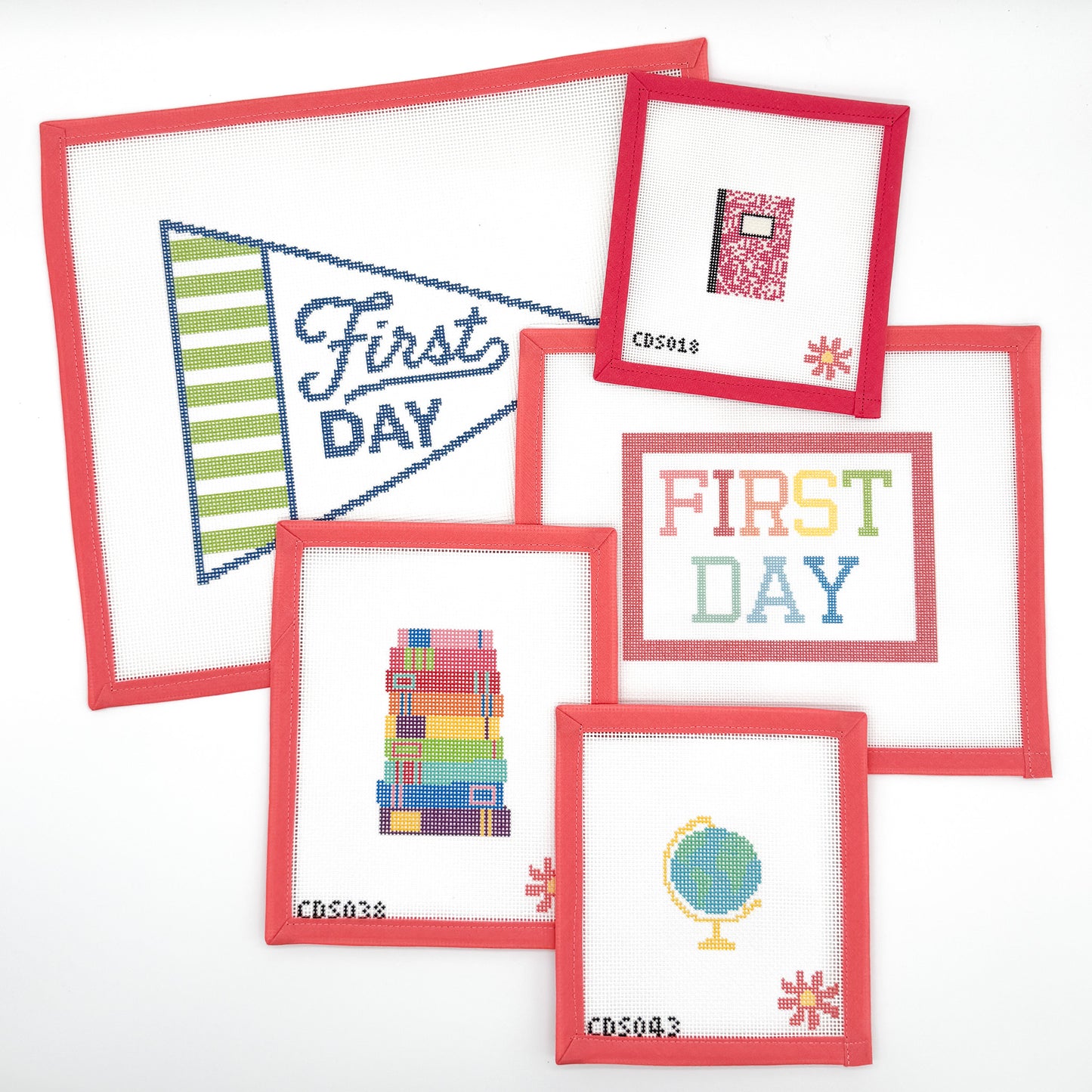 First Day Pennant Needlepoint Canvas