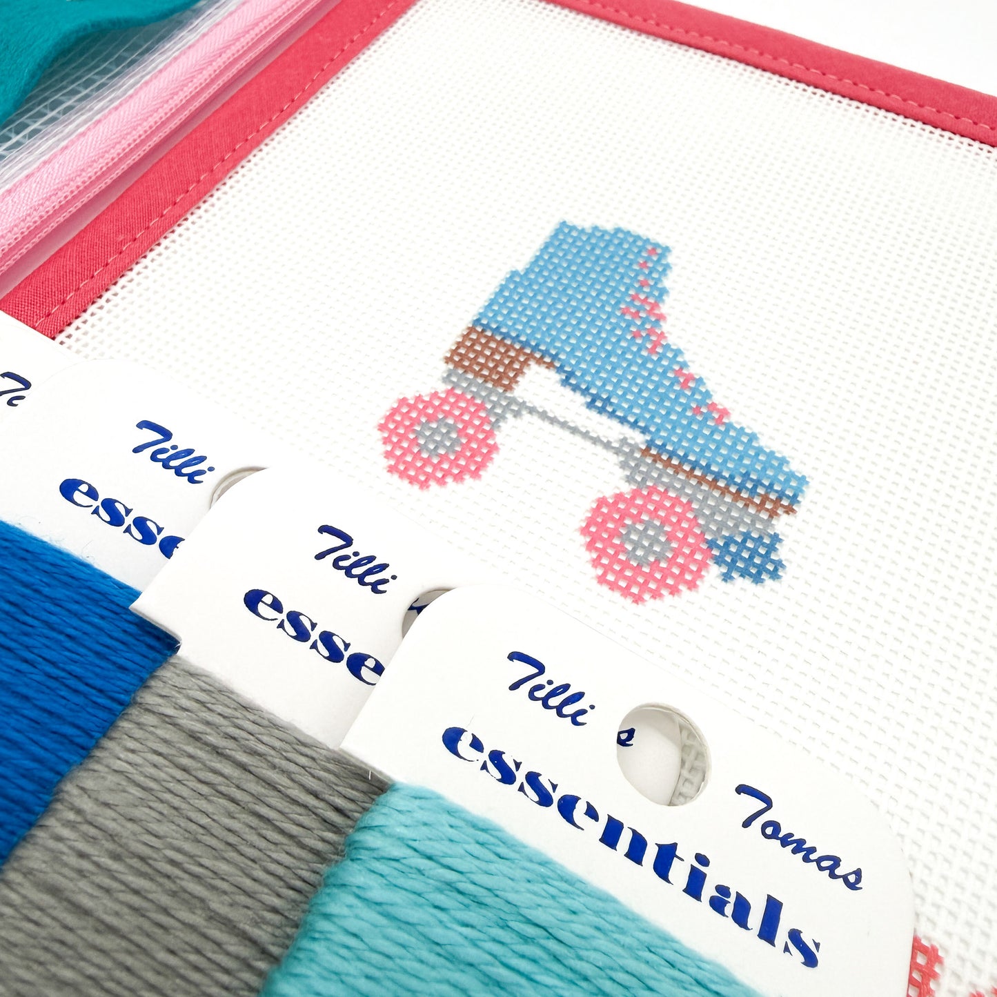 Roller Skate Mini Needlepoint Kit