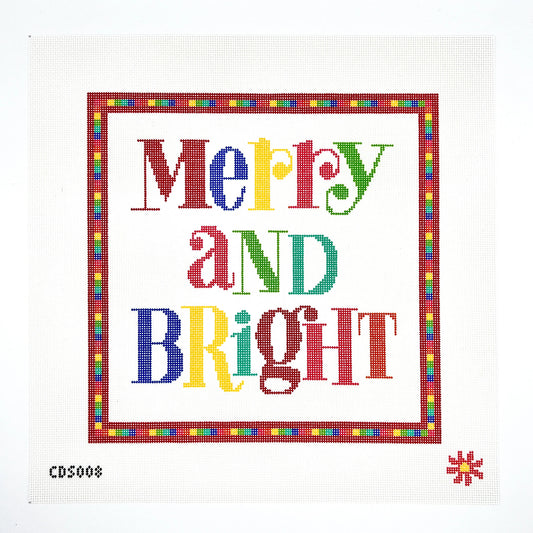 Merry & Bright Needlepoint Canvas