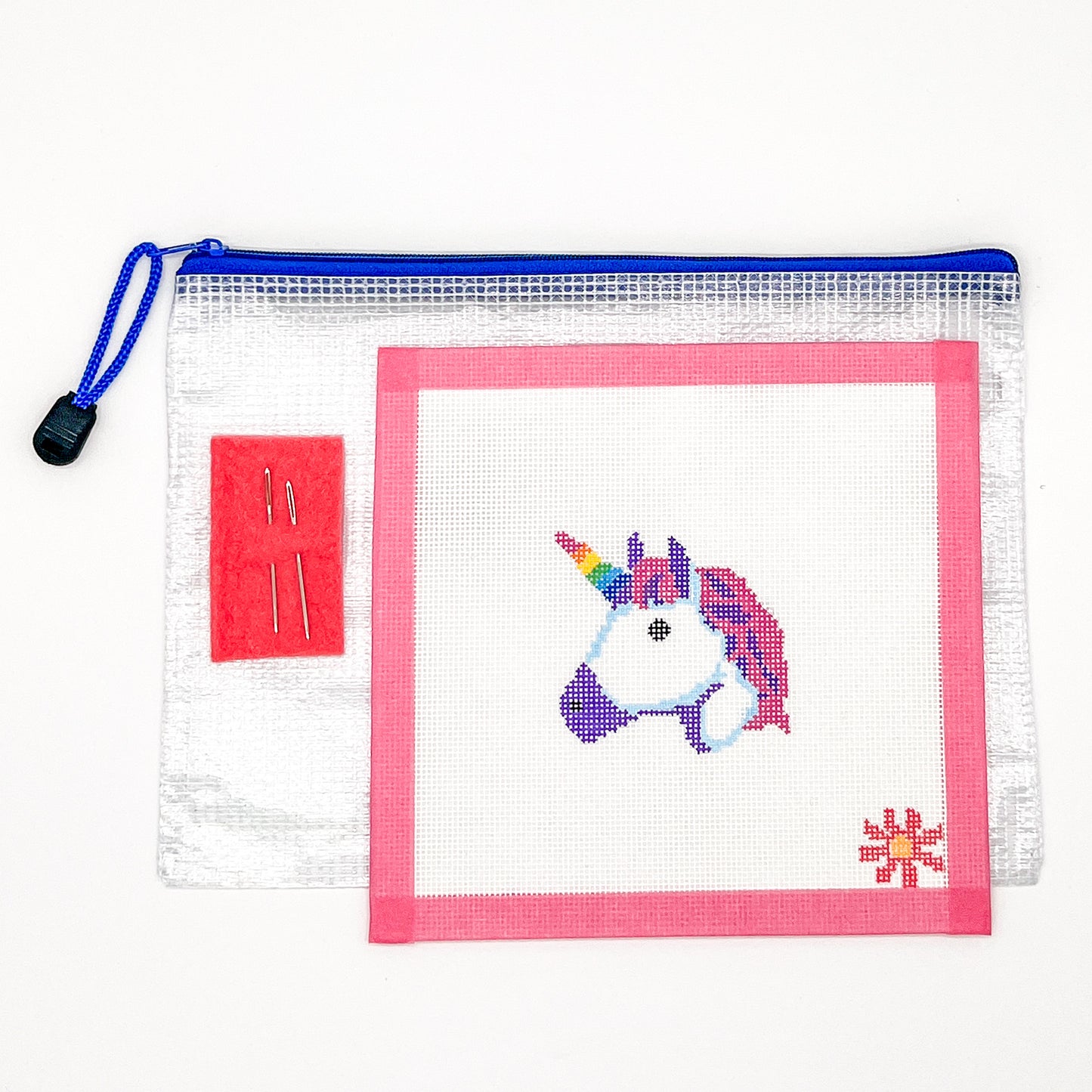 Unicorn Mini Needlepoint Canvas