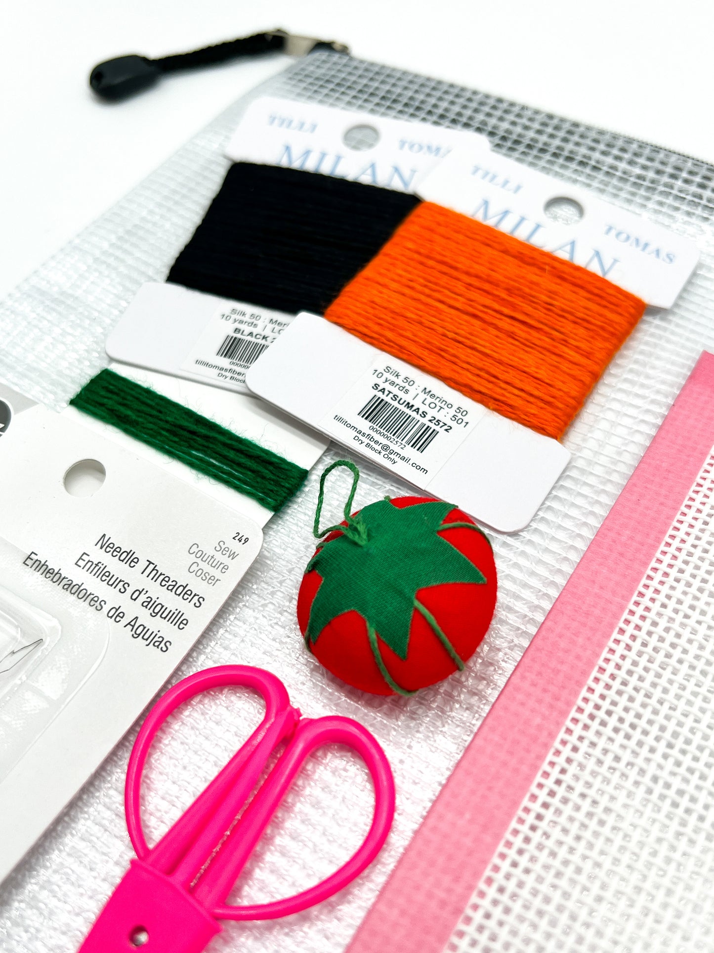 Halloween Jack O'lantern Beginner Needlepoint Kit
