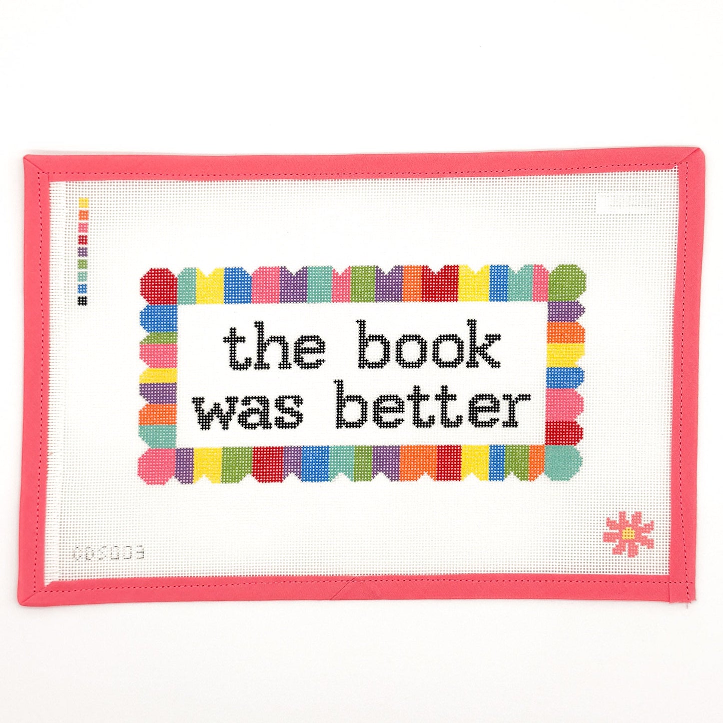 Book Was Better Needlepoint Canvas