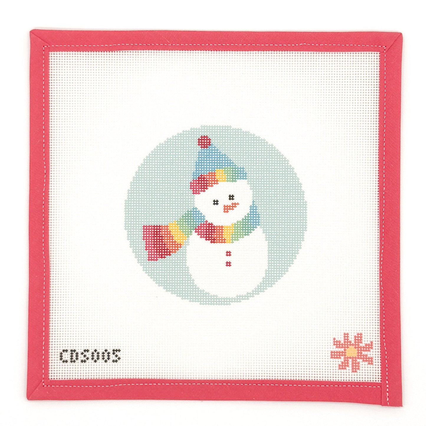 Snowman Needlepoint Canvas