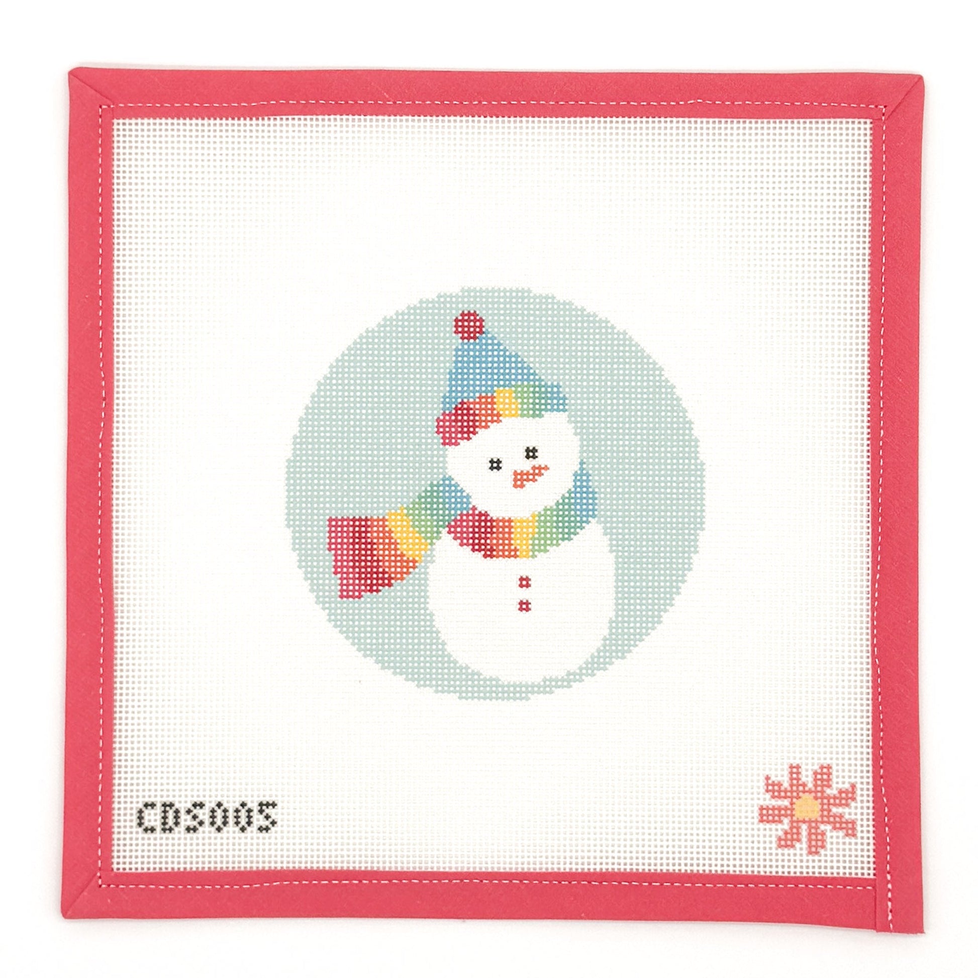 Snowman Needlepoint Canvas