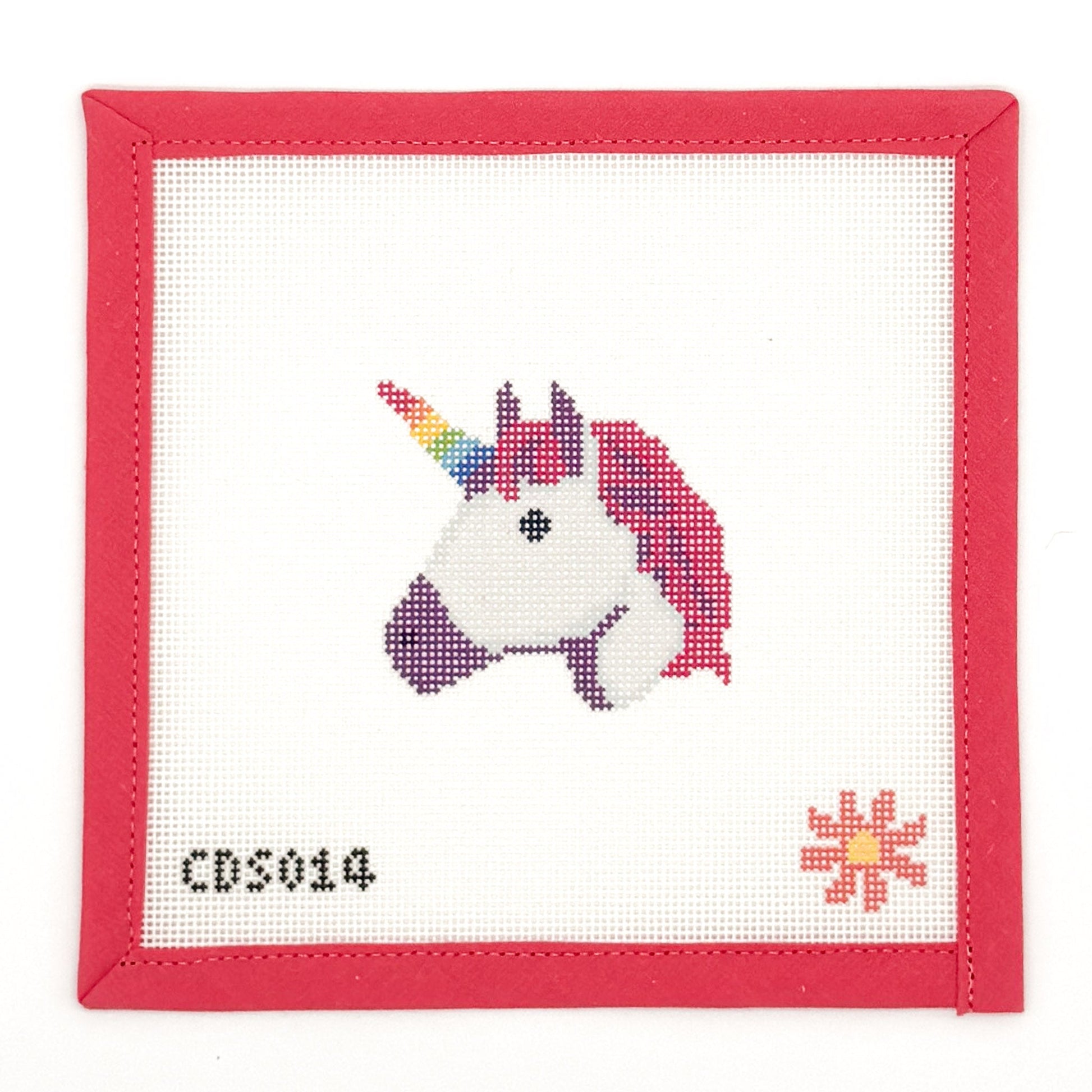 Unicorn Mini Needlepoint Canvas