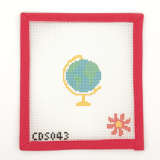 Globe Mini Needlepoint Canvas - Large