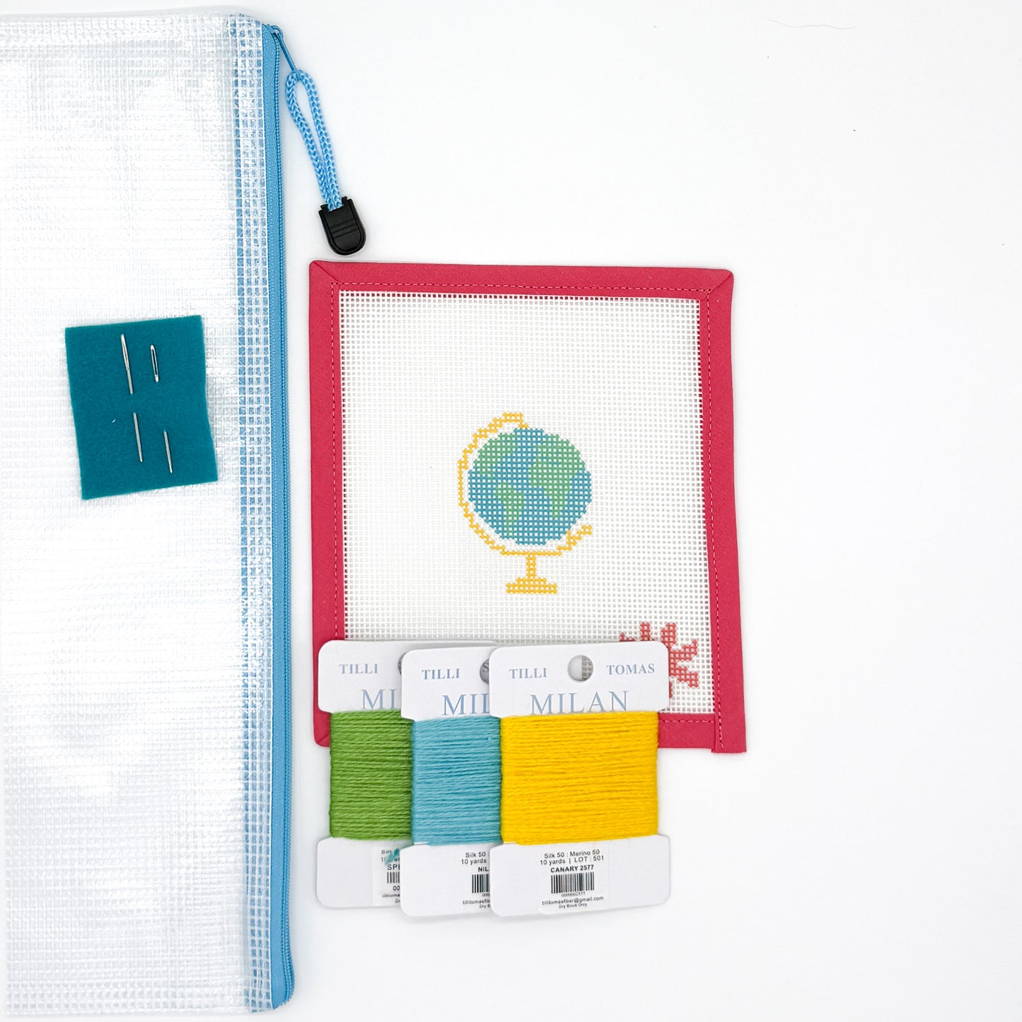 Globe Mini Needlepoint Kit