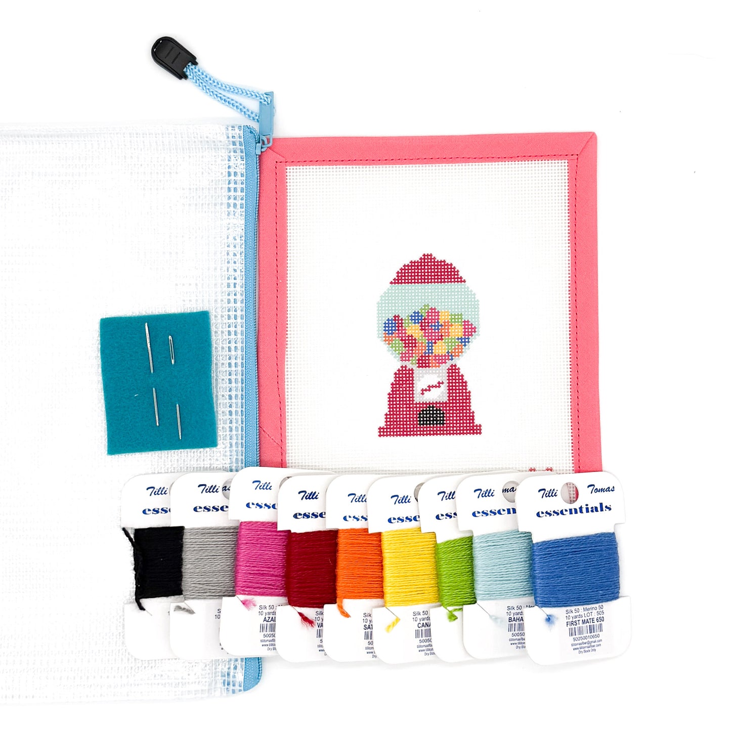 Gumball Machine Mini Needlepoint Kit