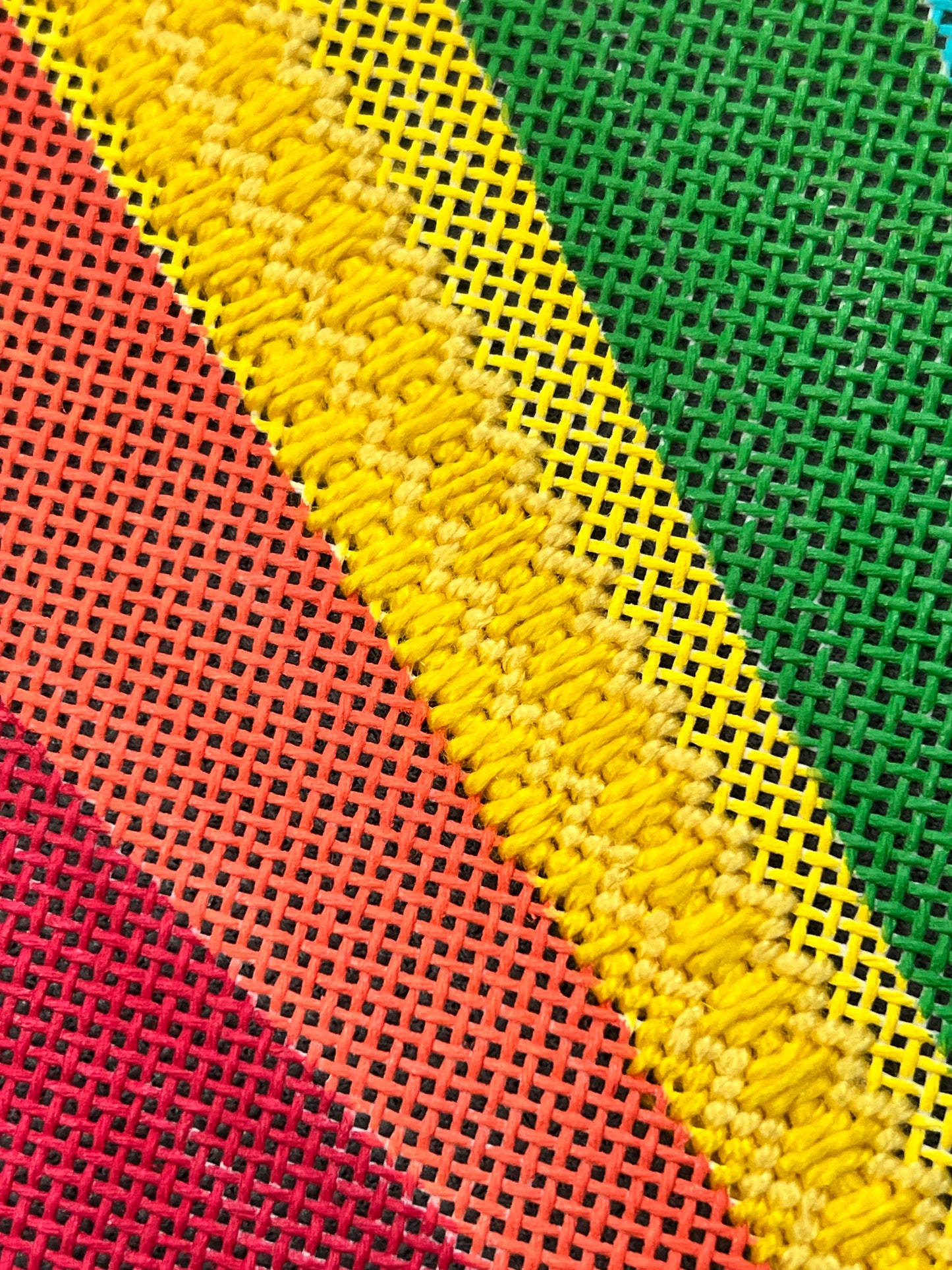 Rainbow Sunshine Needlepoint Canvas