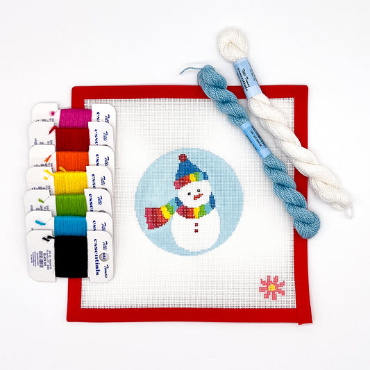 Snowman Beginner Needlepoint Kit