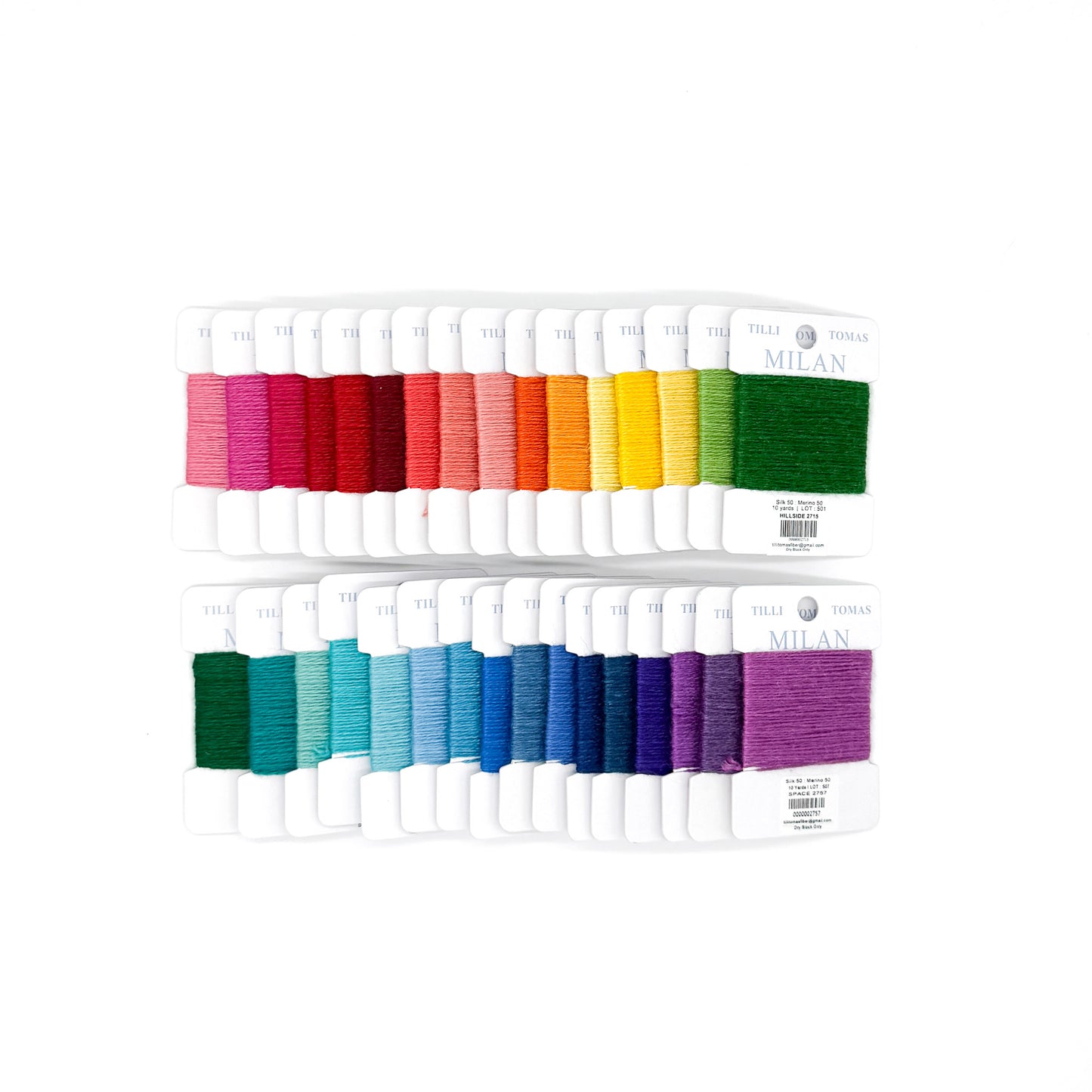 Set of Tilli Tomas Milan Thread Cards