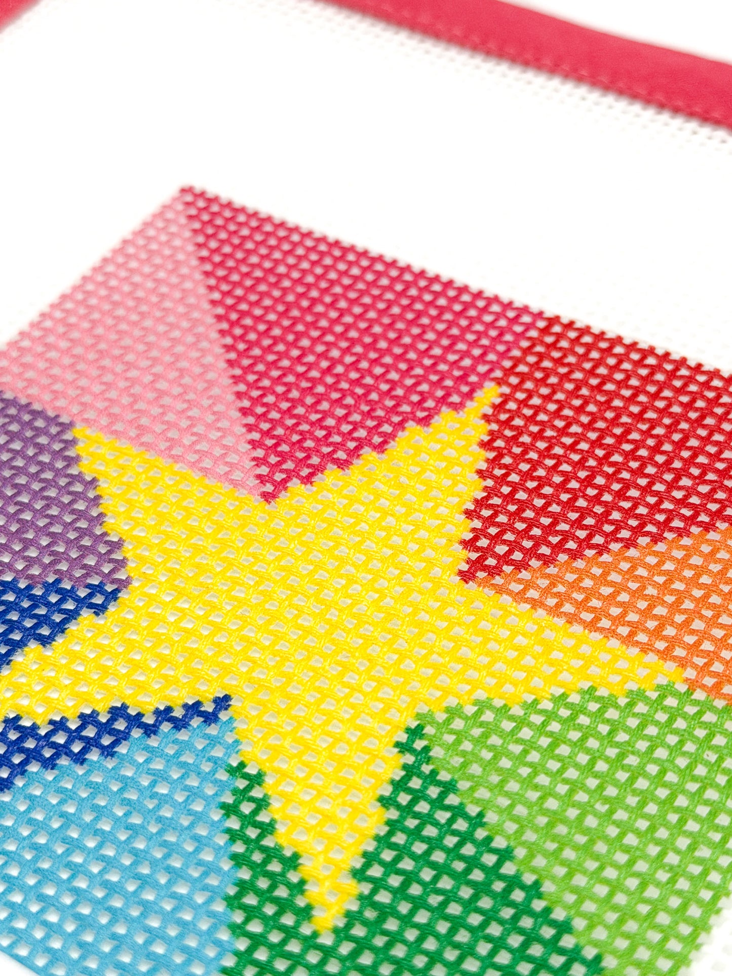Rainbow Star Needlepoint Kit