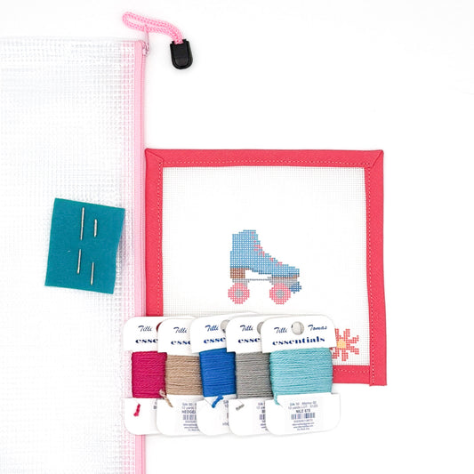 Roller Skate Mini Needlepoint Kit